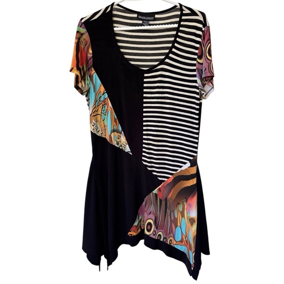 ✨Frank Lyman Artistic Patch Dress - Size 10 - Picture 1 of 5